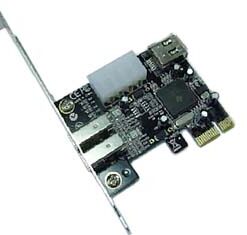 microworld firewire pci e card