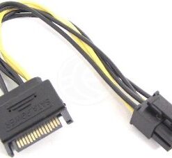 microworld sata 15pin to 6pin power cable