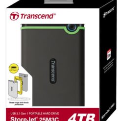 Transcend 25MC Slimline Series - 4TB External HDD