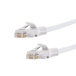Gizzu Cat6 UTP Fly Lead Ethernet Network Cable - 2m (White)