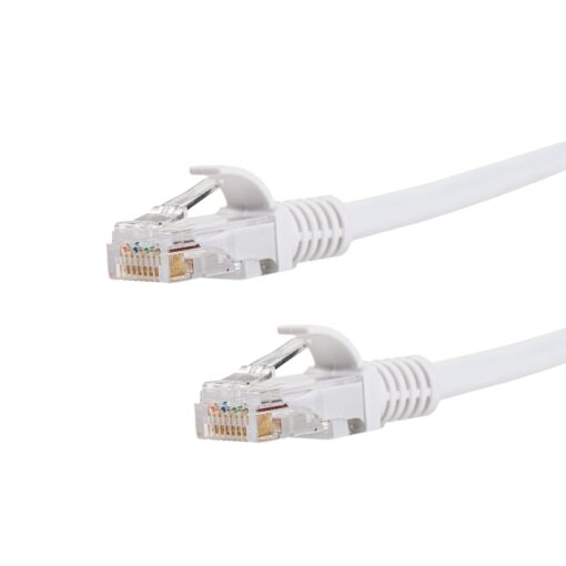 Gizzu Cat6 UTP Fly Lead Ethernet Network Cable - 50cm (White)