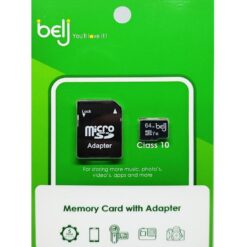 BELJ 64GB Class 10 SD Card with Adapter – High-Speed Storage for Cameras & Devices