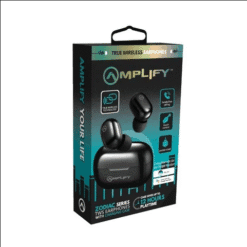 Amplify Zodiac Series TWS Earphones in Black with Charging Case